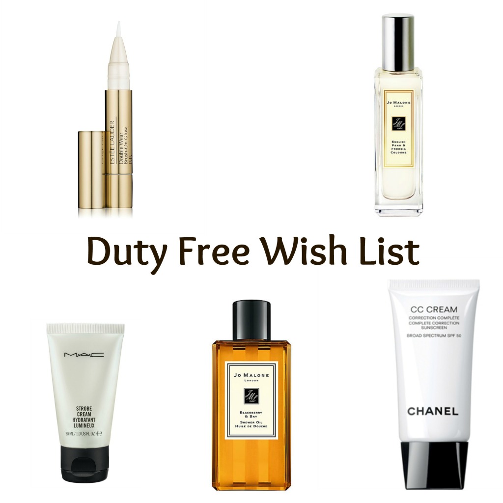 Beauty Blog Duty Free Wish List