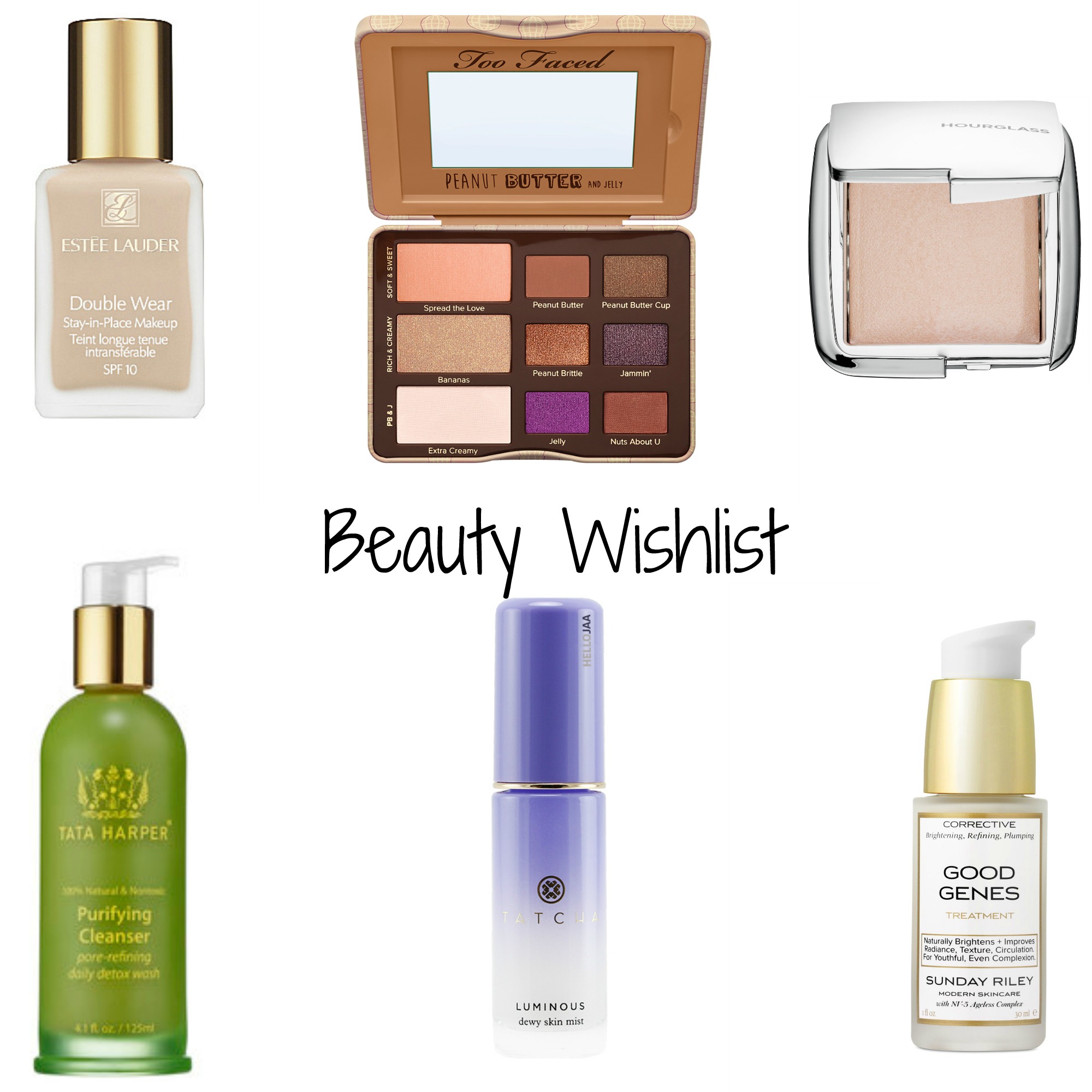 Current beauty makeup and skincare wishlist