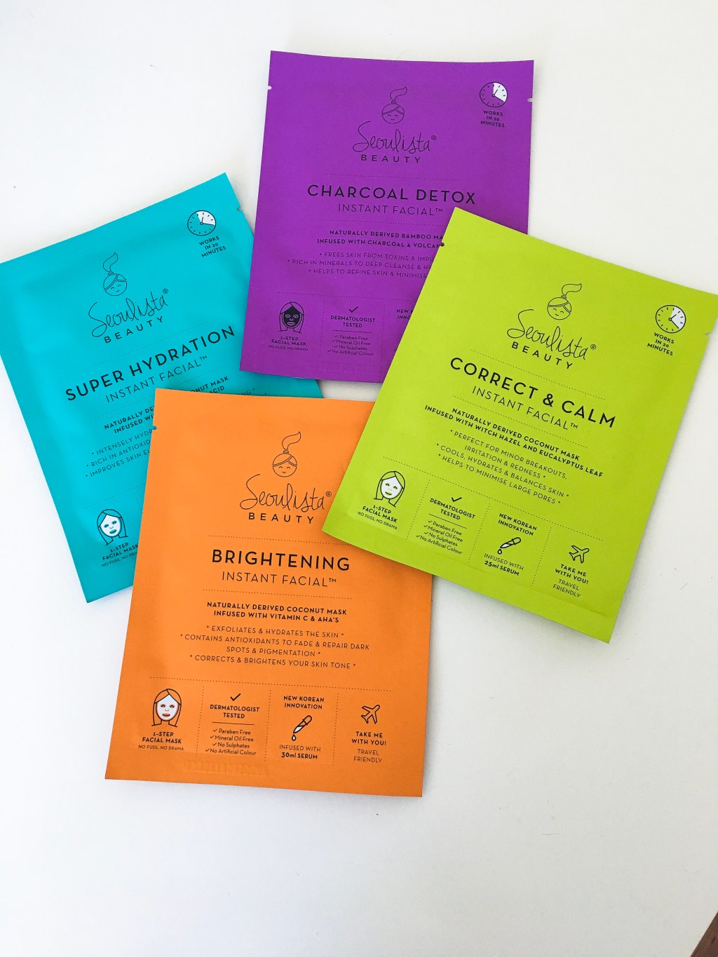 Skincare Sunday- Seoulista Beauty Instant Facial&nbsp;Masks