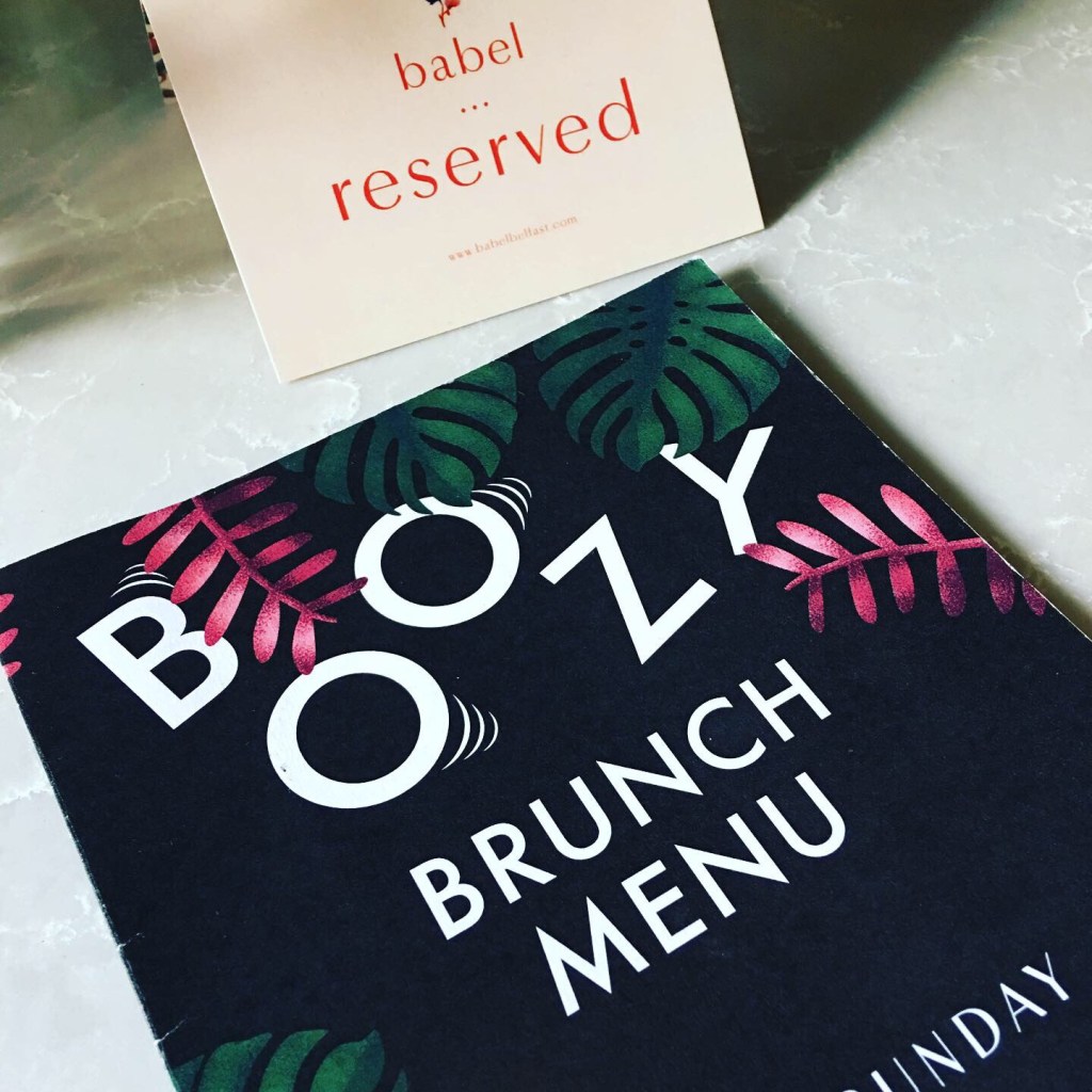 Boozy Brunching at Babel,&nbsp;Belfast